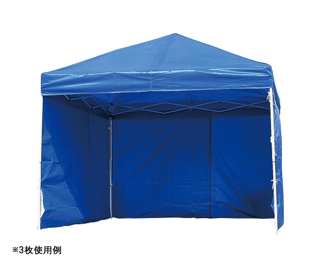 一方幕・イージーアップテント(3.7m)エコノミー 拡大画像 / ワンタッチテント・イベントテント・レジャーテント・災害用テントの販売|ワン