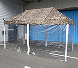 四方幕・クイックテント(2.0m×2.0m)透明