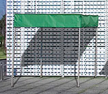 かんたんてんと3 スチール&アルミ複合フレーム(メッシュタイプ平屋根型) 1.8m×1.8m