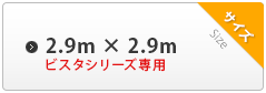 2.9m×2.9m